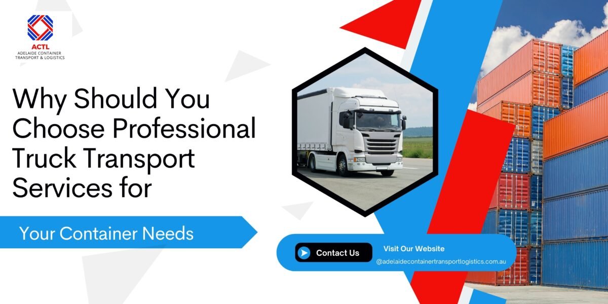 Professional Truck Transport Services for Your Container Needs?